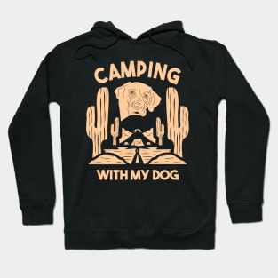 Wanderlust Paws: Camping with My Dog in the Mountains Hoodie